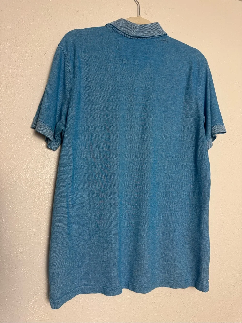 Banana Republic Soft Blue Polo Shirt‎